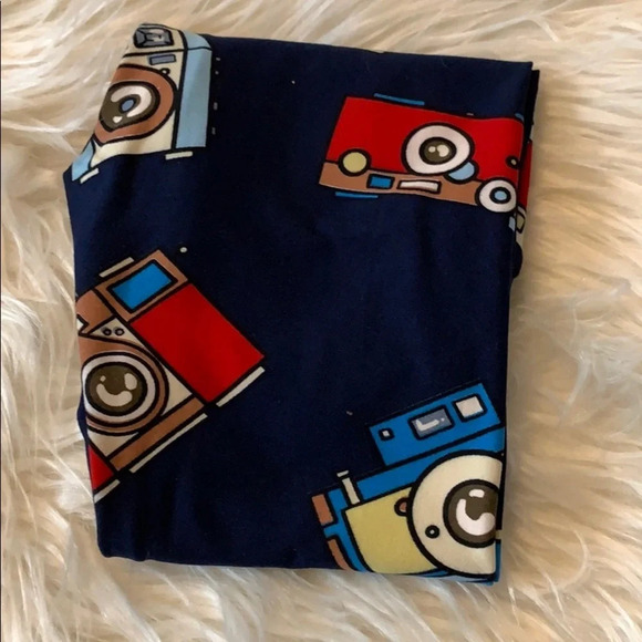 LuLaRoe Other - New! Girl’s Lularoe old fashioned camera leggings S/M